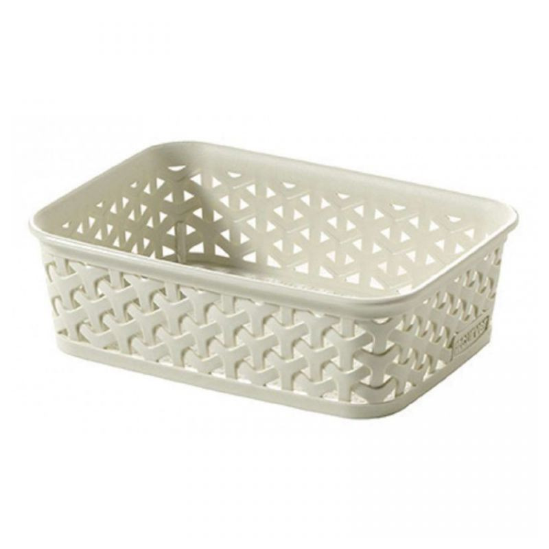 Polyratanový košíček MY STYLE - A6- krémový CURVER